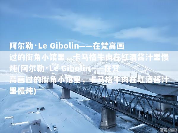 阿尔勒·Le Gibolin——在梵高画过的街角小馆里，卡马格牛肉在红酒酱汁里慢炖(阿尔勒·Le Gibolin——在梵高画过的街角小馆里，卡马格牛肉在红酒酱汁里慢炖)